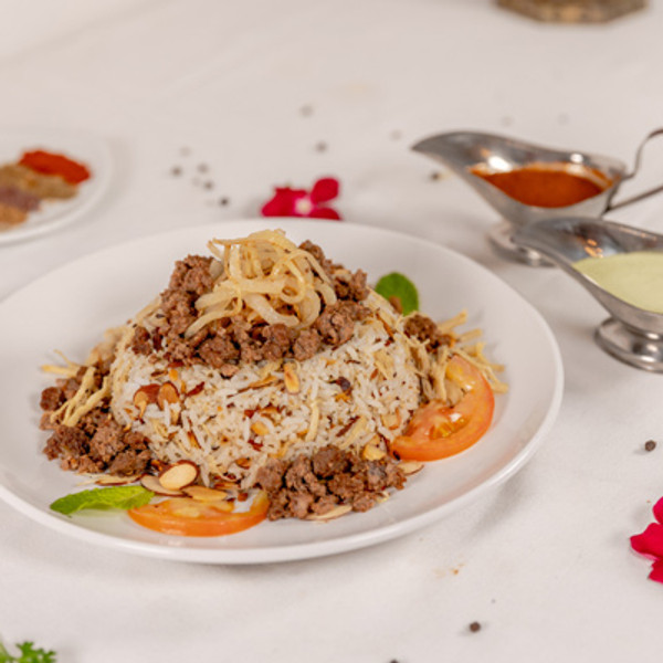 Arab Rice with Almonds, Mixed